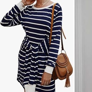 KIRUNDO Fashion Women 2019 Sweatshirt Knit Dress